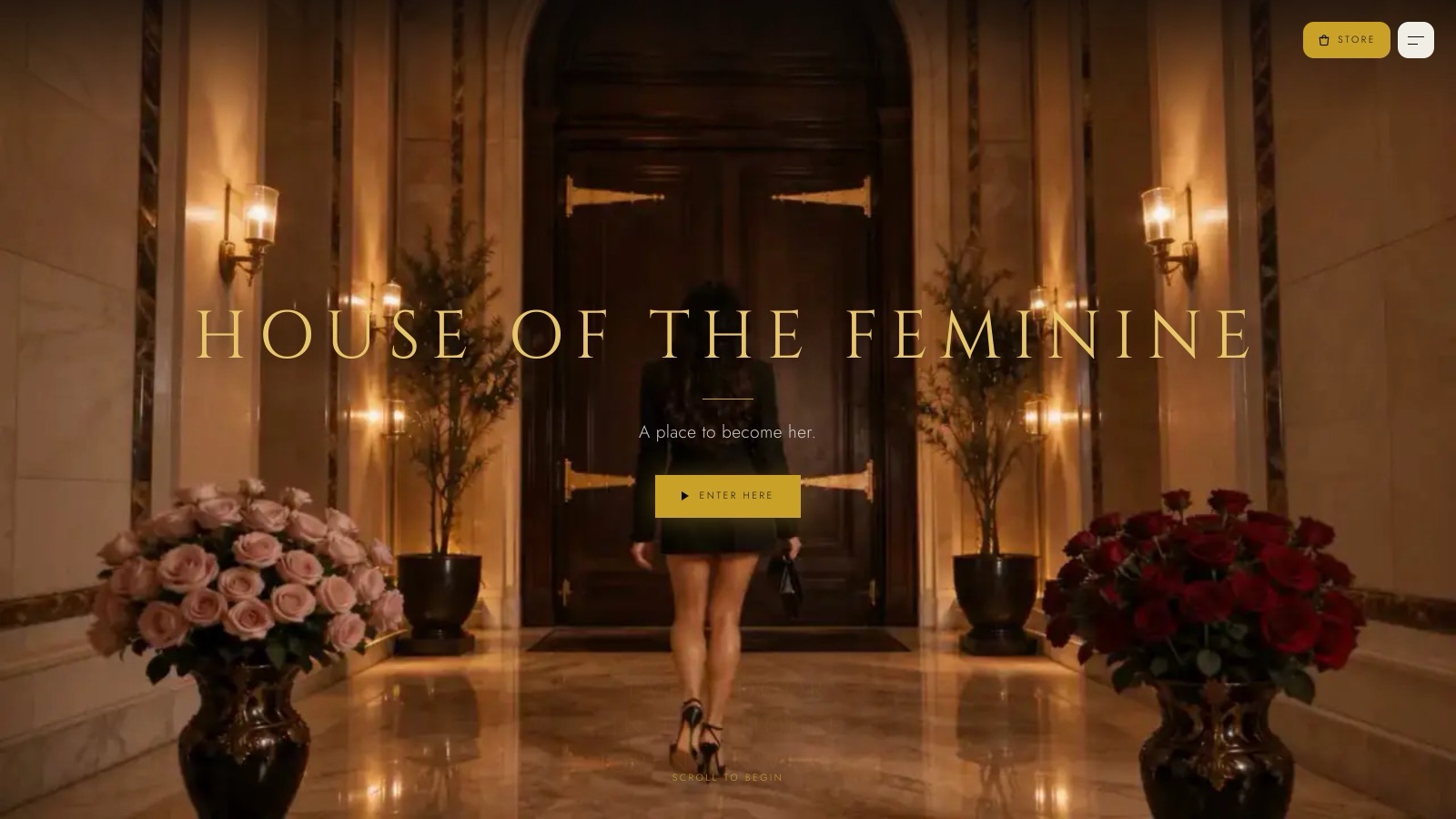 House of the Feminine website